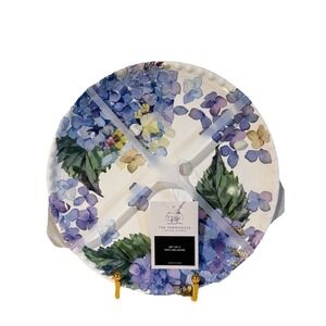 The Farmhouse Purple Hydrangea  MELAMINE Side Plates Set Of 4 Rachel Ashwell